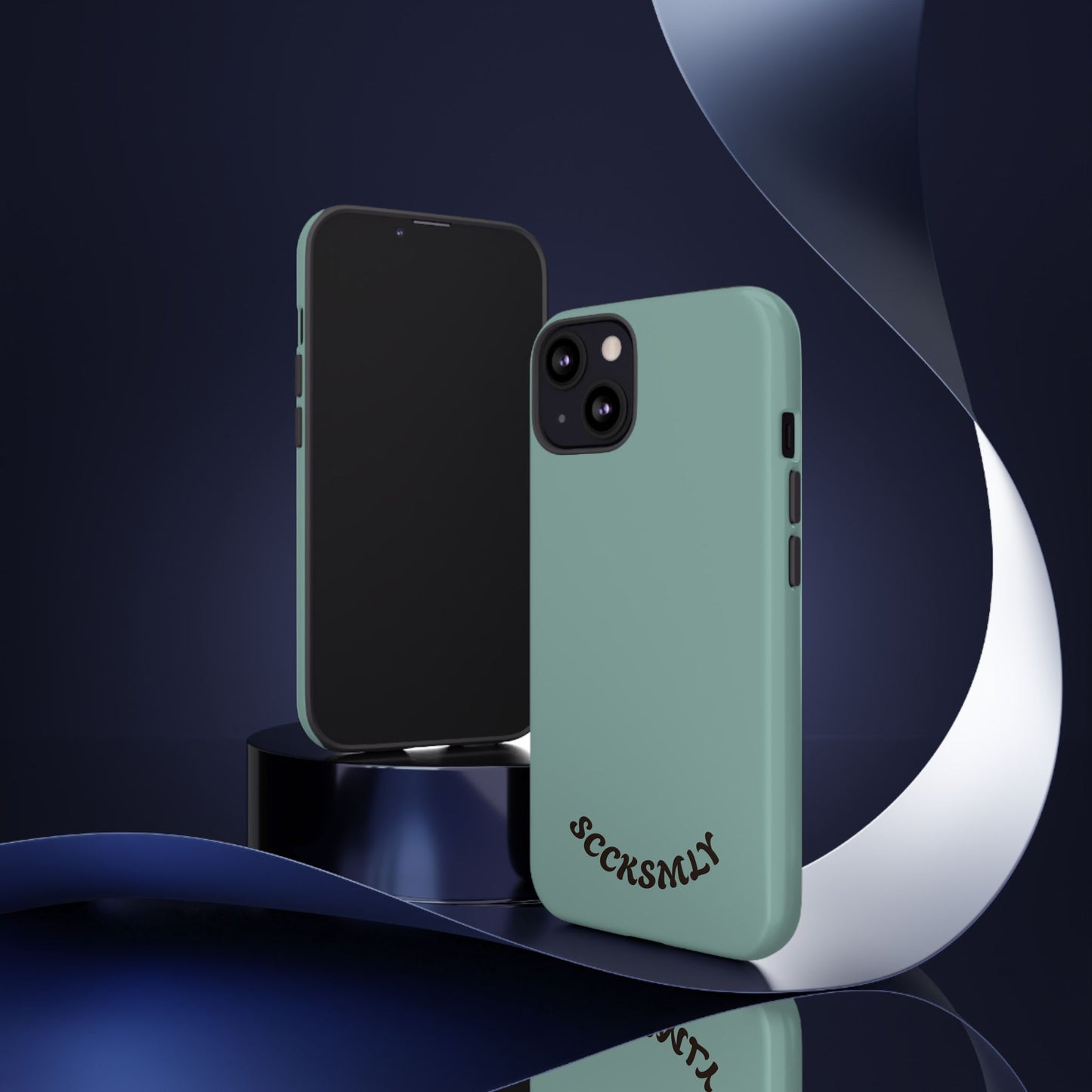 SOLID Fudge Mint Crunch Tough Phone Case for Apple