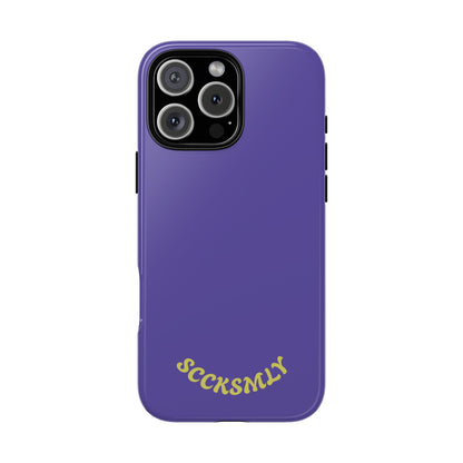 SOLID Dreamy Dusk Purple Tough Case for Apple