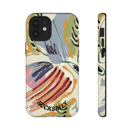 Botanical Strokes Palette Tough Phone Case for Apple
