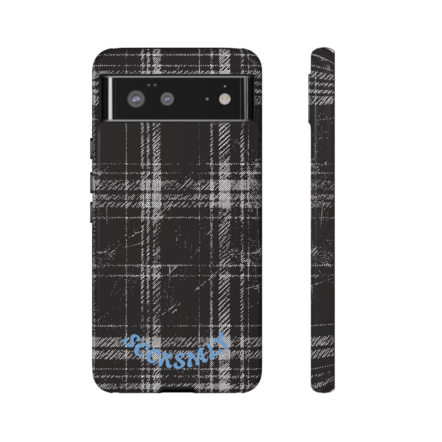 Smoky Grungy Plaid Phone Case for Google Pixel