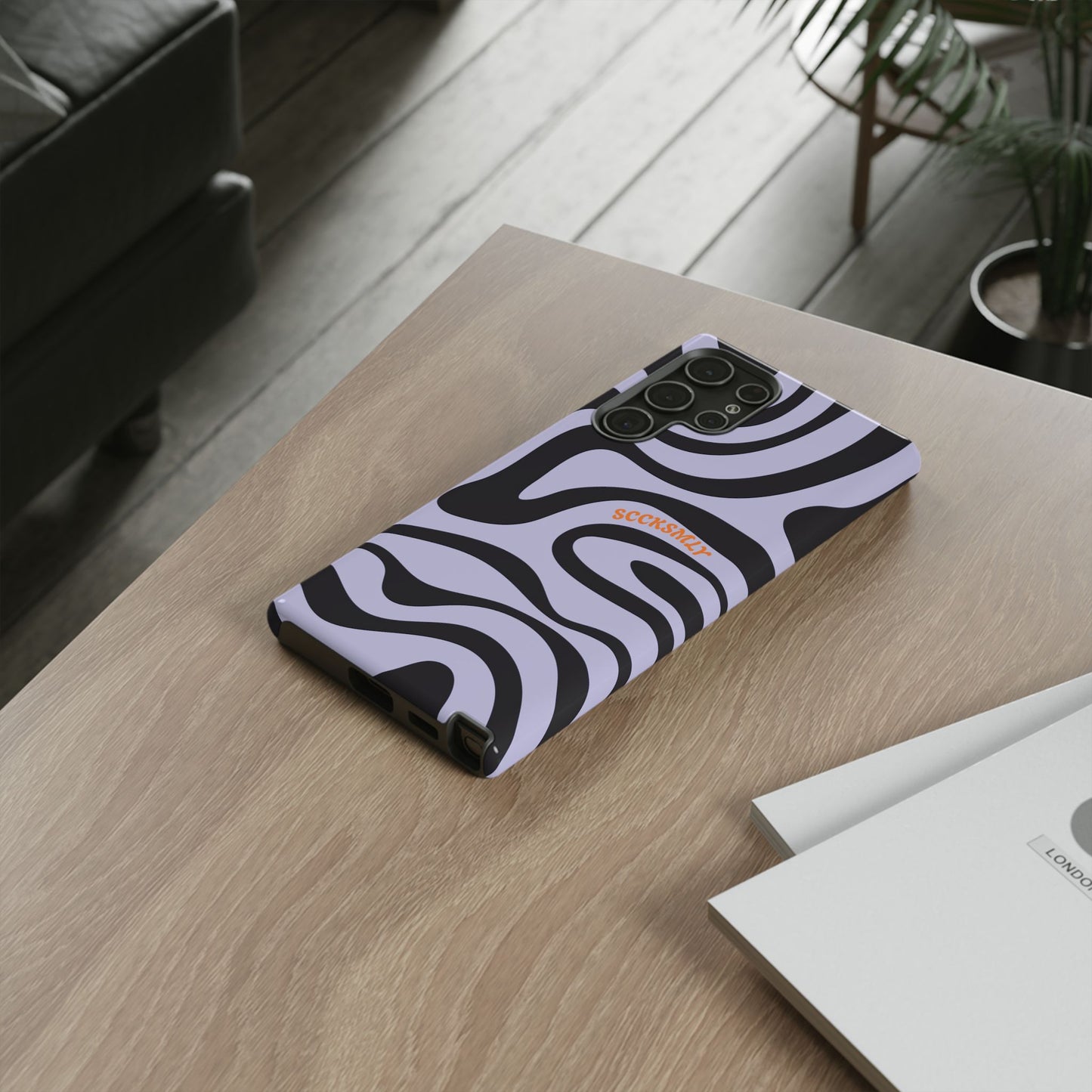 Purple Swirl Phone Case for Samsung
