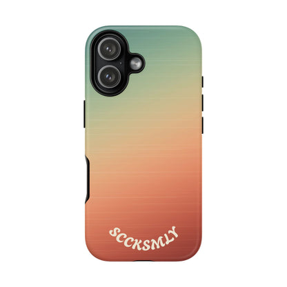 Warm Ombré Tough Phone Case for Apple