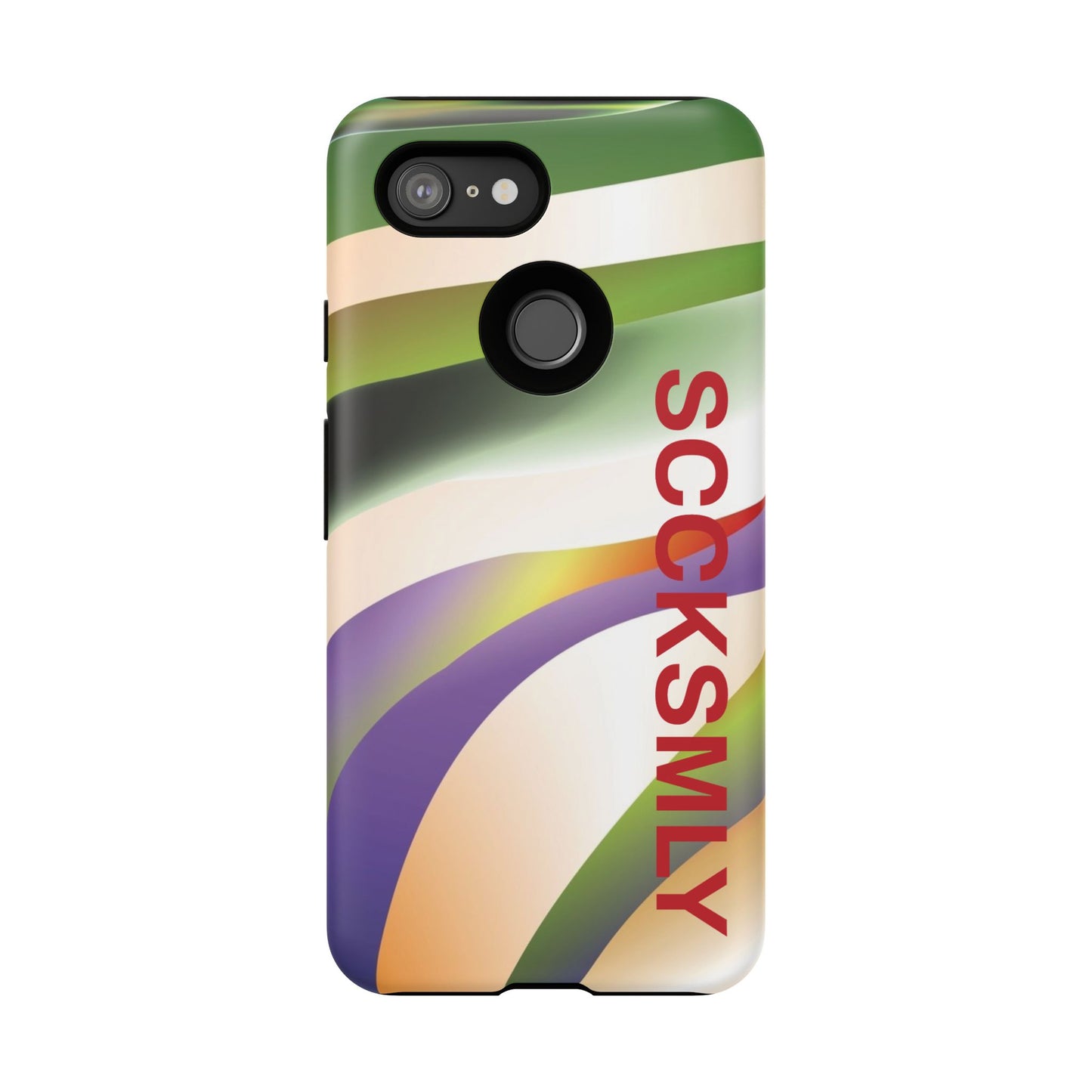 Green Waves Phone Case for Google Pixel