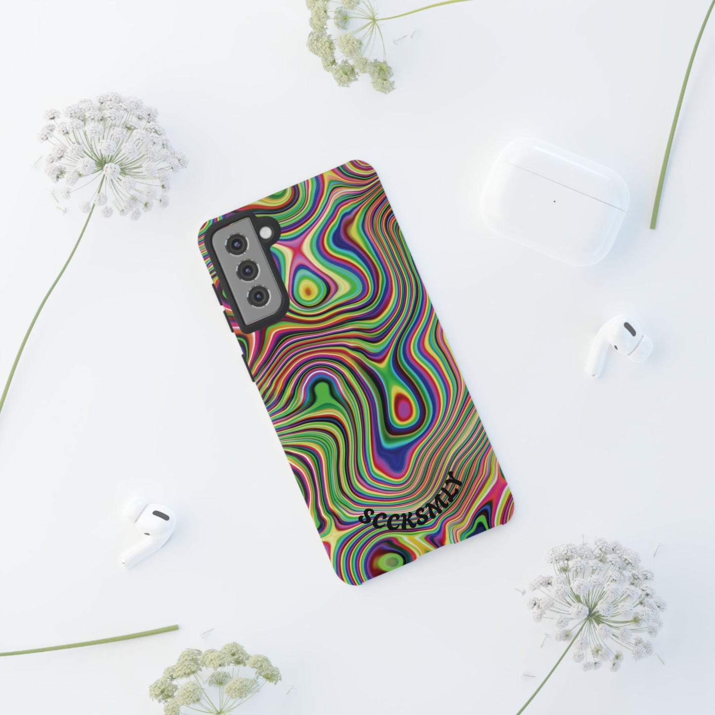 Acid Swirl Phone Case for Samsung