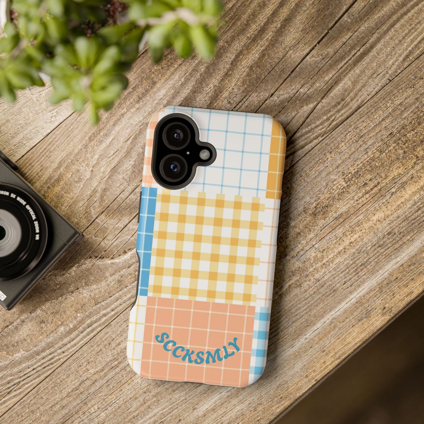 Joy Checkmate Phone Case for Apple