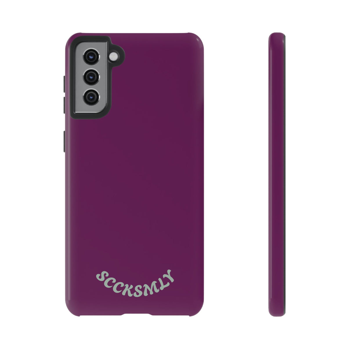 SOLID Amethyst Matte Tough Phone Case for Samsung