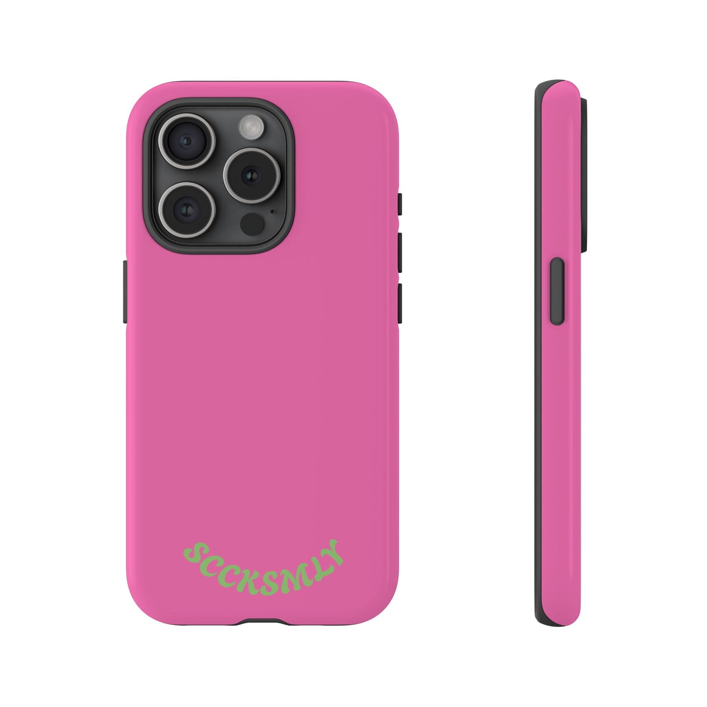 SOLID Sweet Static Pink Tough Case for Apple