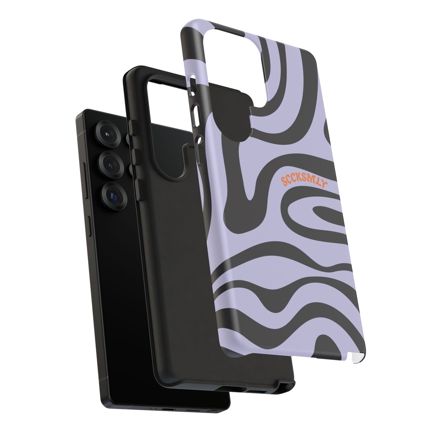 Purple Swirl Phone Case for Samsung