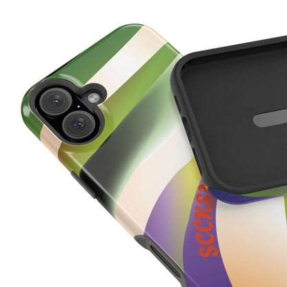 Green Waves Phone Case for Apple