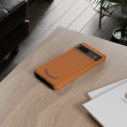 SOLID Burned Plum Tough Case for Google Pixel