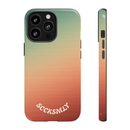 Warm Ombré Tough Phone Case for Apple