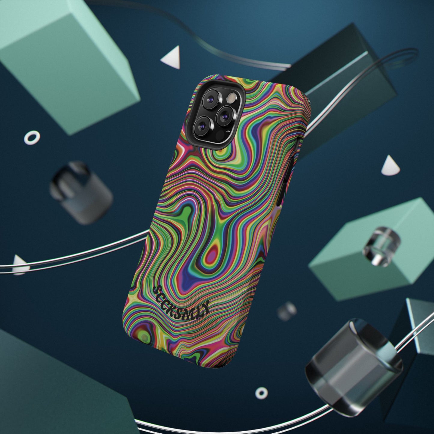 Acid Swirl Phone Case for Apple