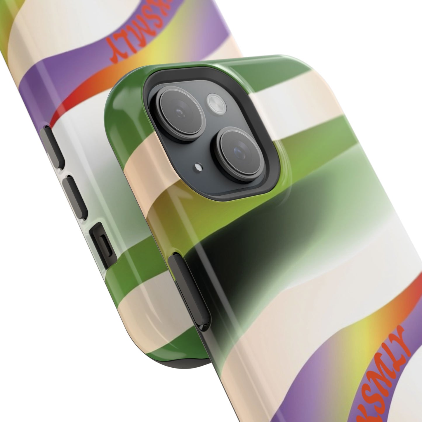 Green Waves Phone Case for Apple