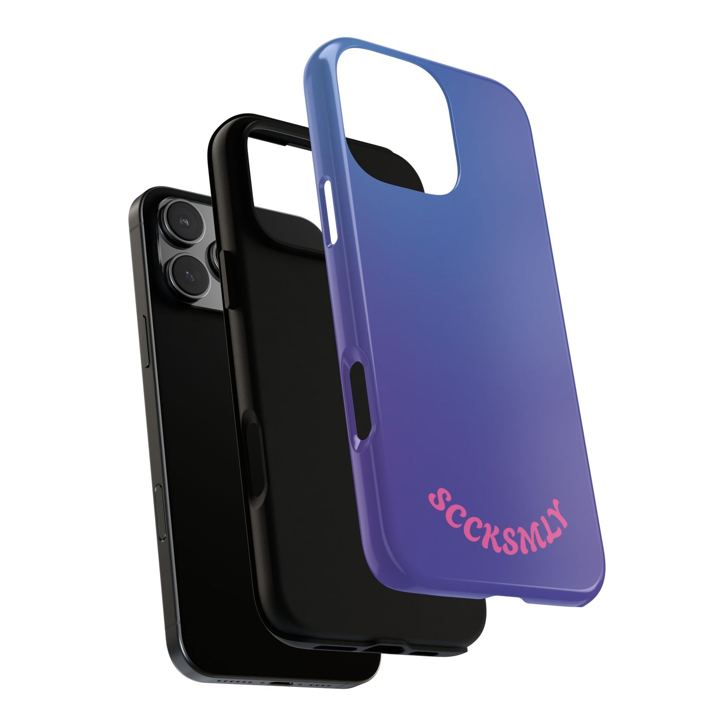 Berry Pop Gradient Tough Phone Case for Apple