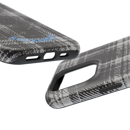 Smoky Grungy Plaid Phone Case for Apple