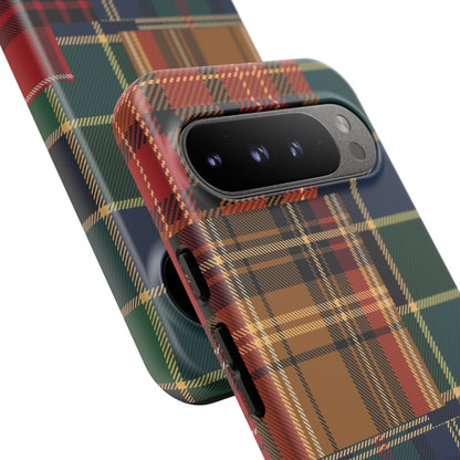 Heritage Hues Patchwork Tough Phone Case for Google Pixel