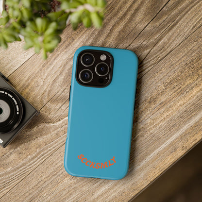 SOLID Blue Spook Tough Case for Apple