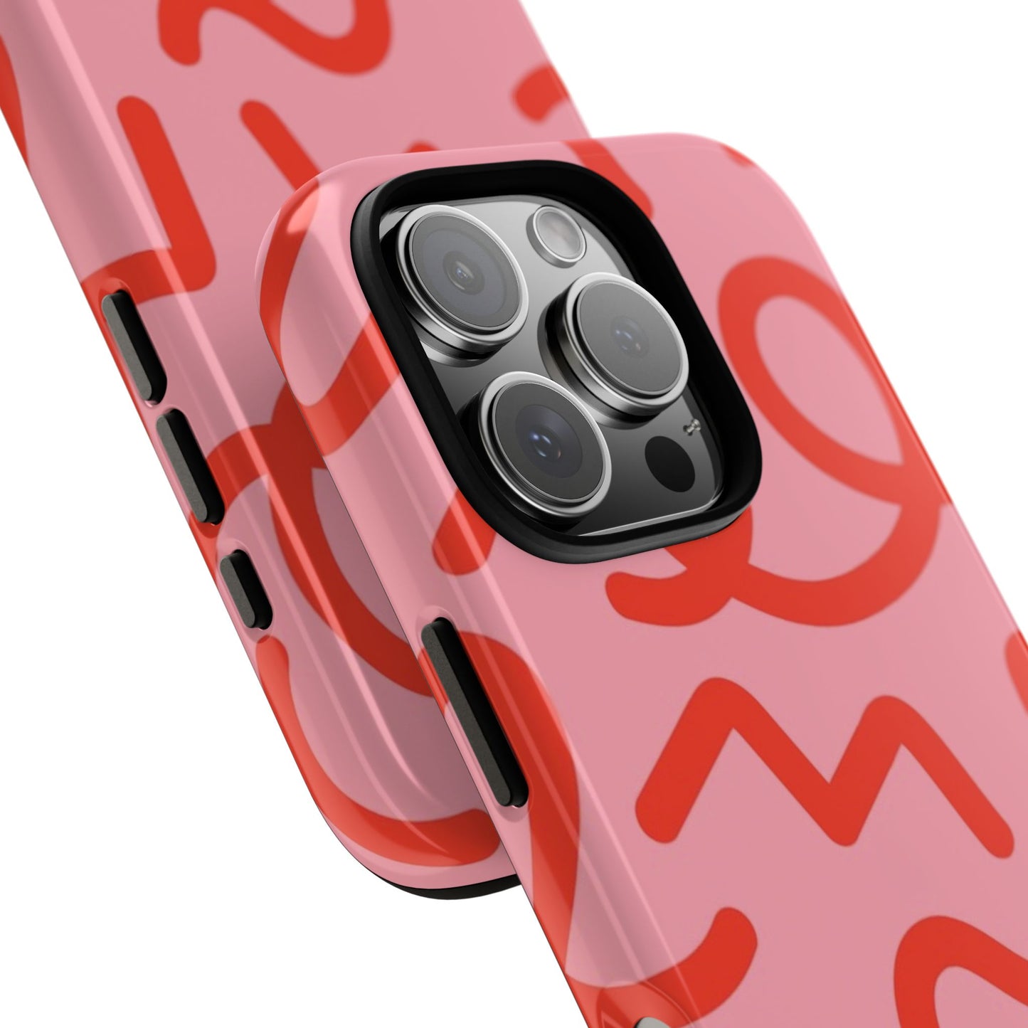 Red Candy Swirls Tough Case for Apple