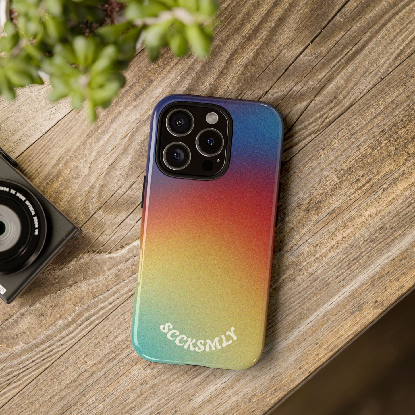 Faded Sunset Aura Tough Phone Case for Apple