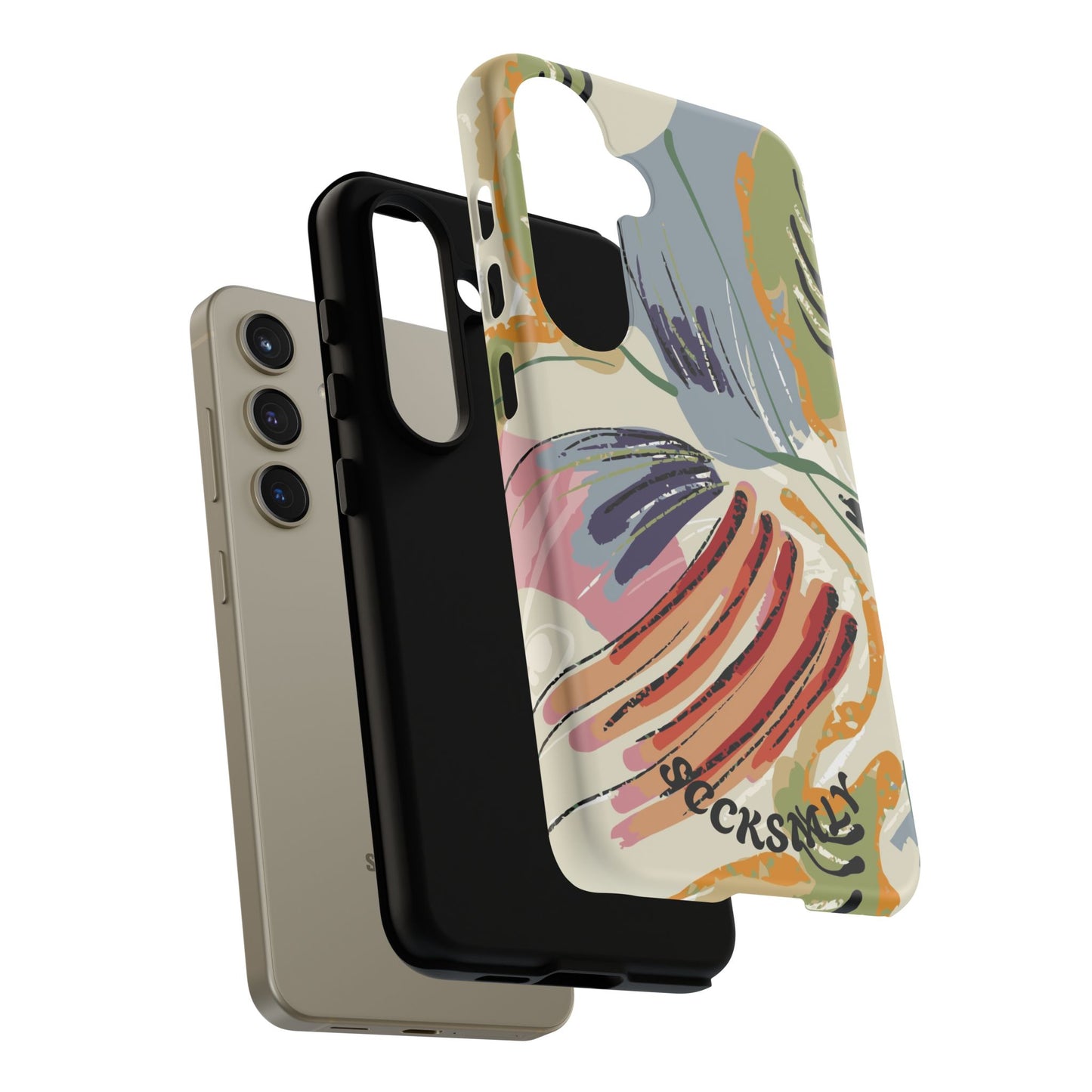 Botanical Strokes Palette Tough Phone Case for Samsung
