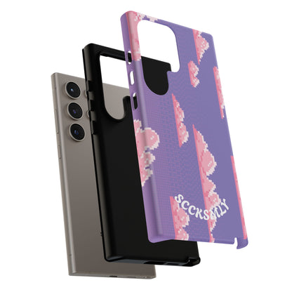 Purple Cotton Candy Sky Tough Phone Case for Samsung