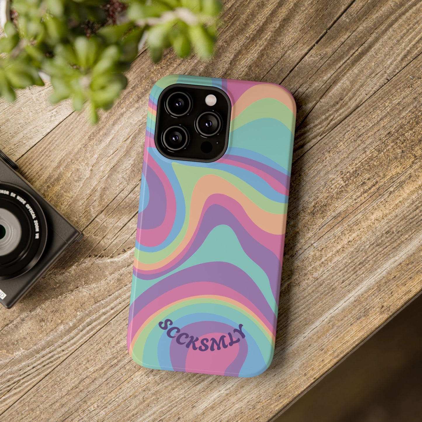 Pastel Swirl Phone Case for Apple