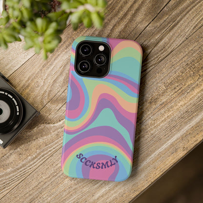 Pastel Swirl Phone Case for Apple