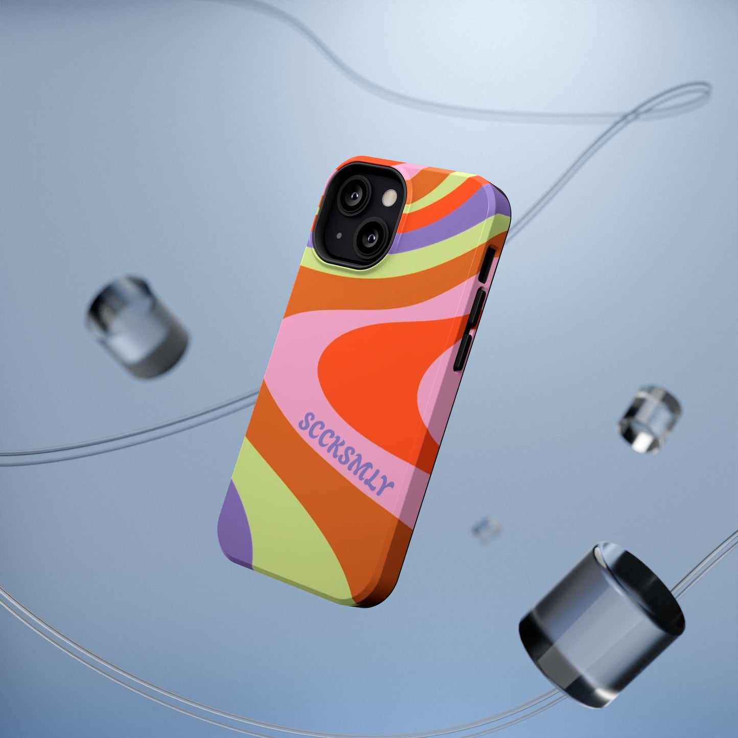 Curvy Swirl Phone Case for "IOS or Apple"