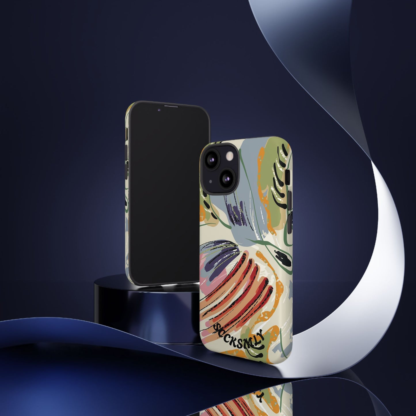Botanical Strokes Palette Tough Phone Case for Apple