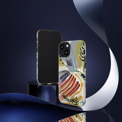 Botanical Strokes Palette Tough Phone Case for Apple