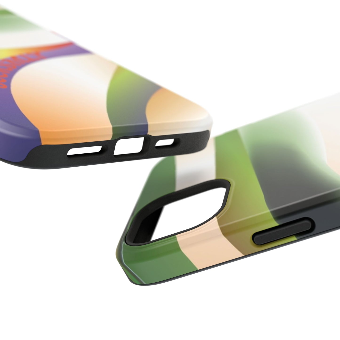Green Waves Phone Case for Apple