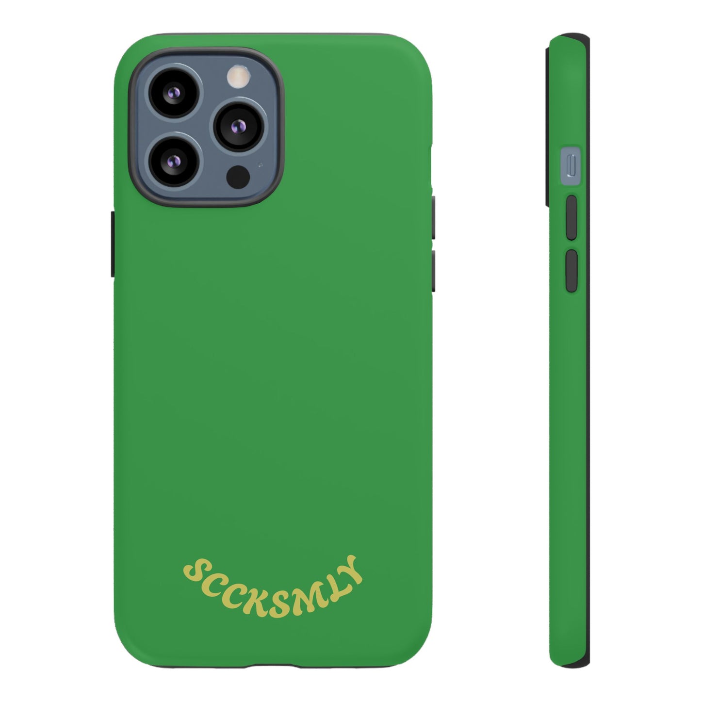 SOLID Green Grin Tough Case for Apple