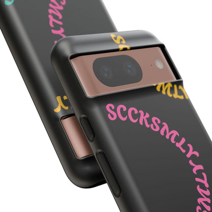 Y2K Wavy Script Tough Case for Google Pixel