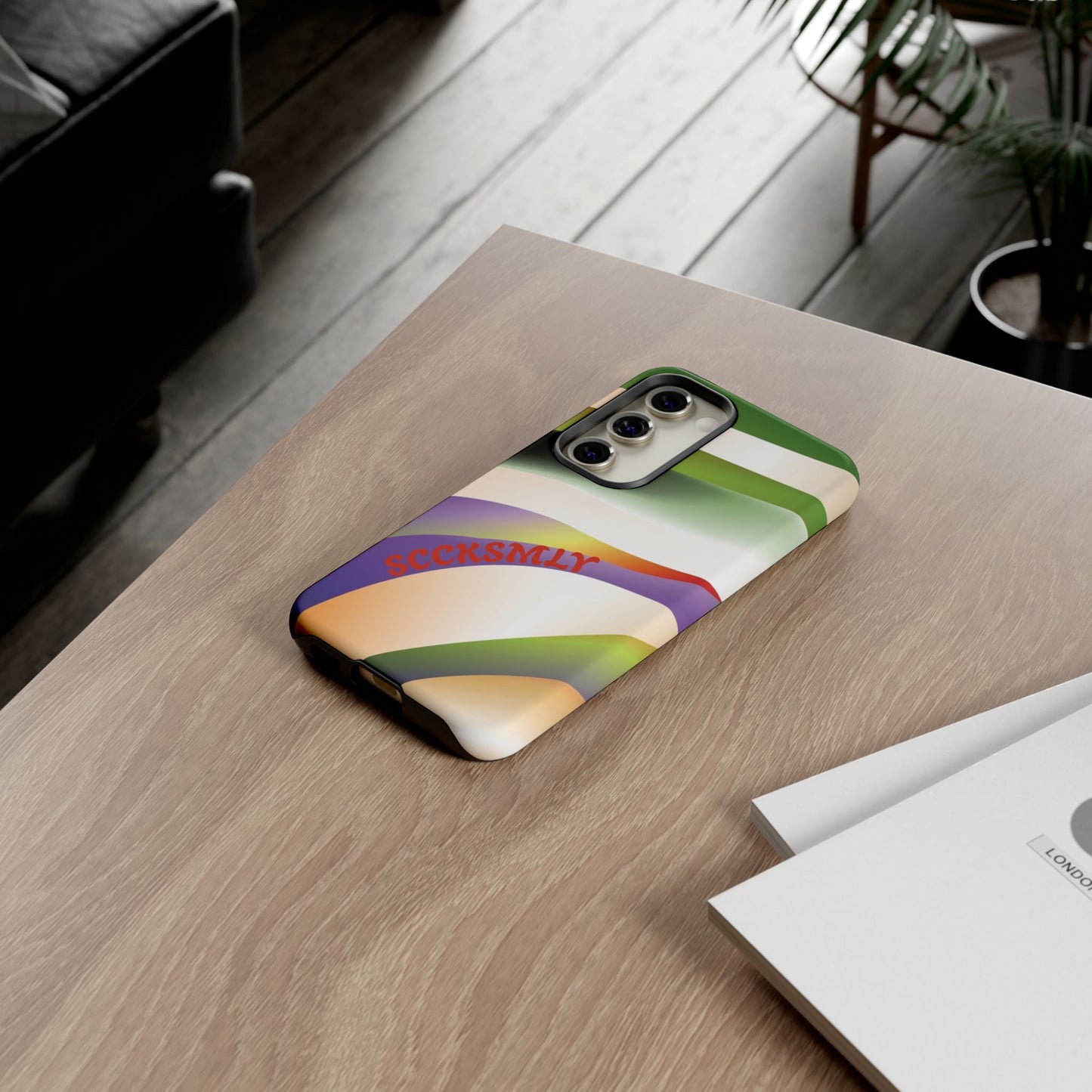 Green Waves Phone Case for Samsung