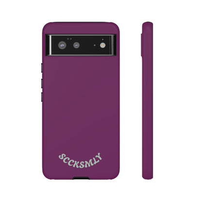 SOLID Amethyst Matte Tough Phone Case for Google Pixel