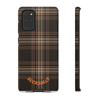 Brown Bread Plaid Tough Phone Case Samsung