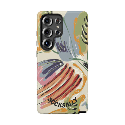 Botanical Strokes Palette Tough Phone Case for Samsung