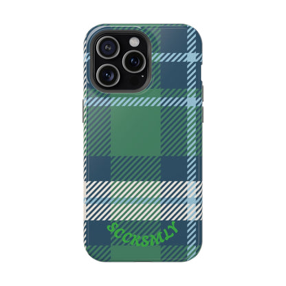 Earth and Sky Plaid Phone Case for Apple