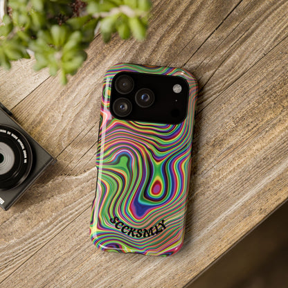 Acid Swirl Phone Case for Apple