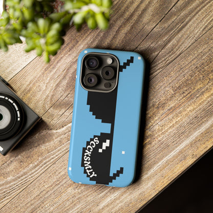 Pixel Glass Tough Phone Case for Apple