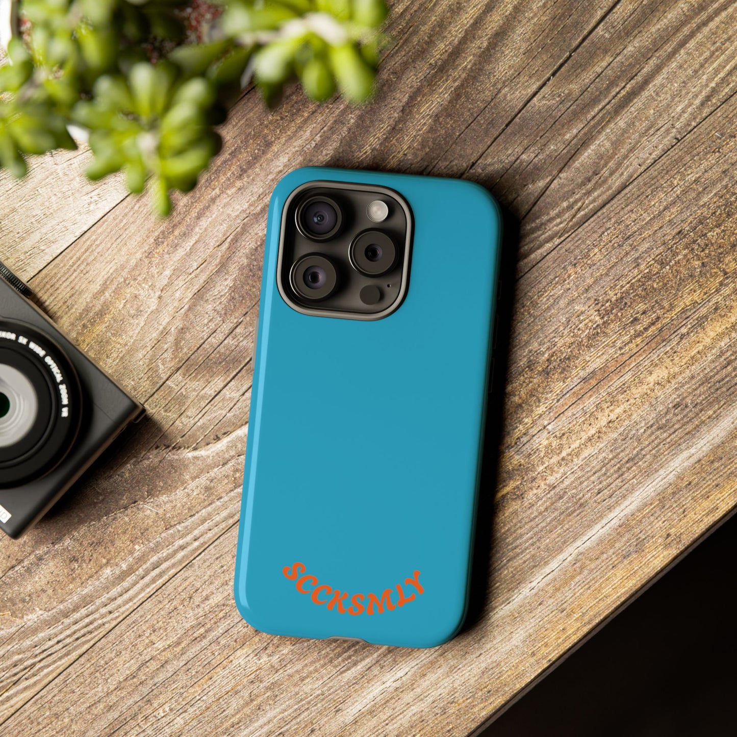 SOLID Blue Spook Tough Case for Apple