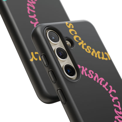 Y2K Wavy Script Tough Case for Samsung