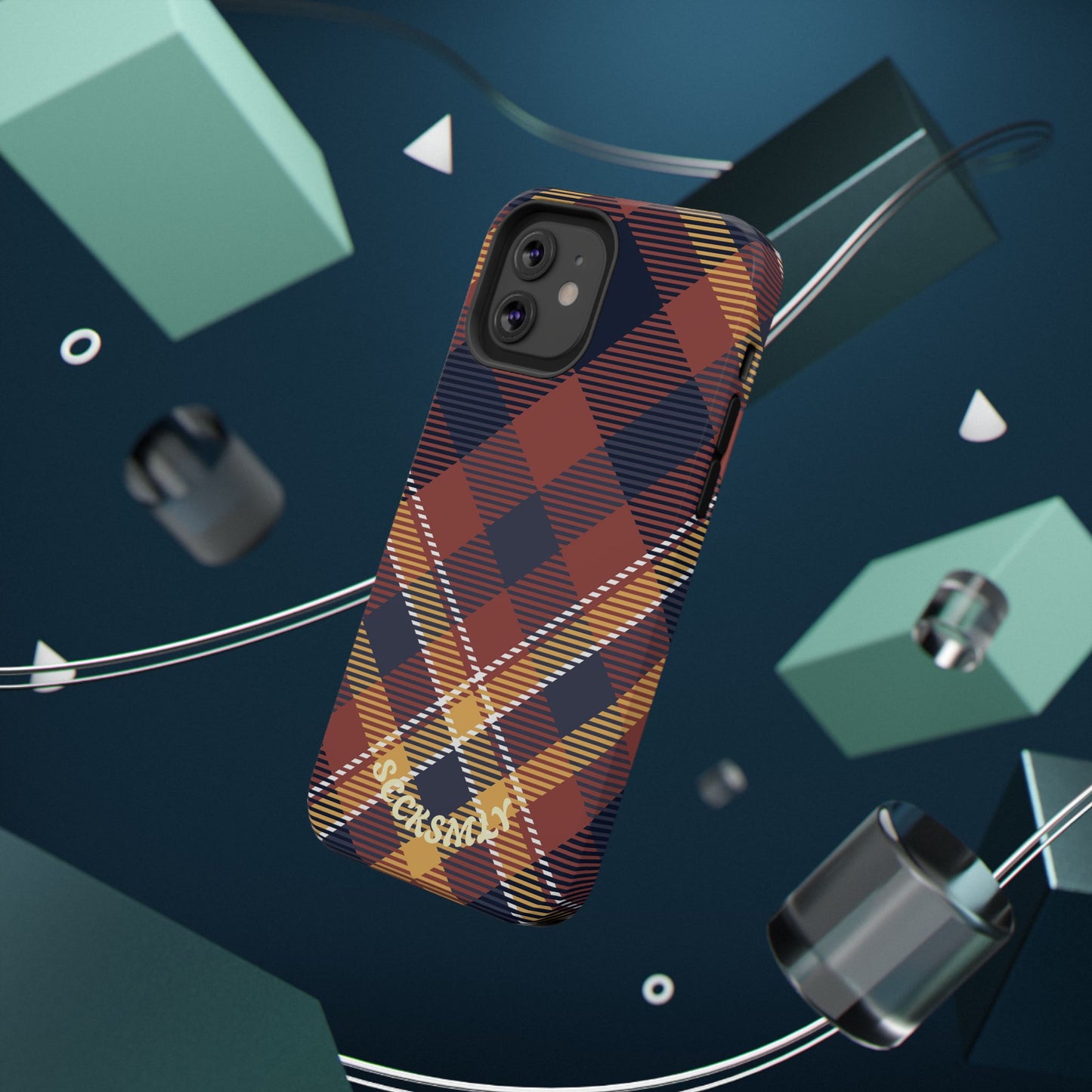 Harvest Tartan Phone Case for Apple