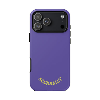 SOLID Dreamy Dusk Purple Tough Case for Apple