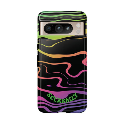Dark Rainbow Tough Case For Google Pixel