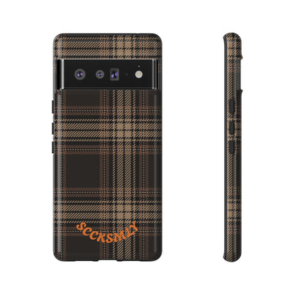 Brown Bread Plaid Tough Phone Case for Google Pixel