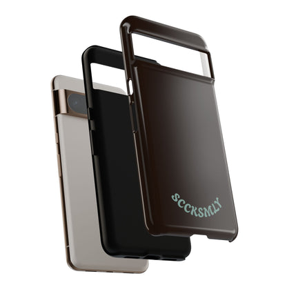 SOLID Espresso Mint Tough Phone Case for Google Pixel