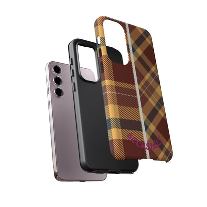 Autumn Plaid Phone Case for Samsung