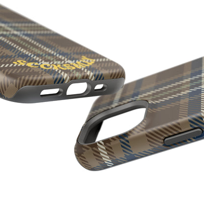 Earth and Sky Plaid Phone Case for Apple