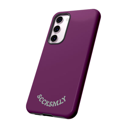 SOLID Amethyst Matte Tough Phone Case for Samsung